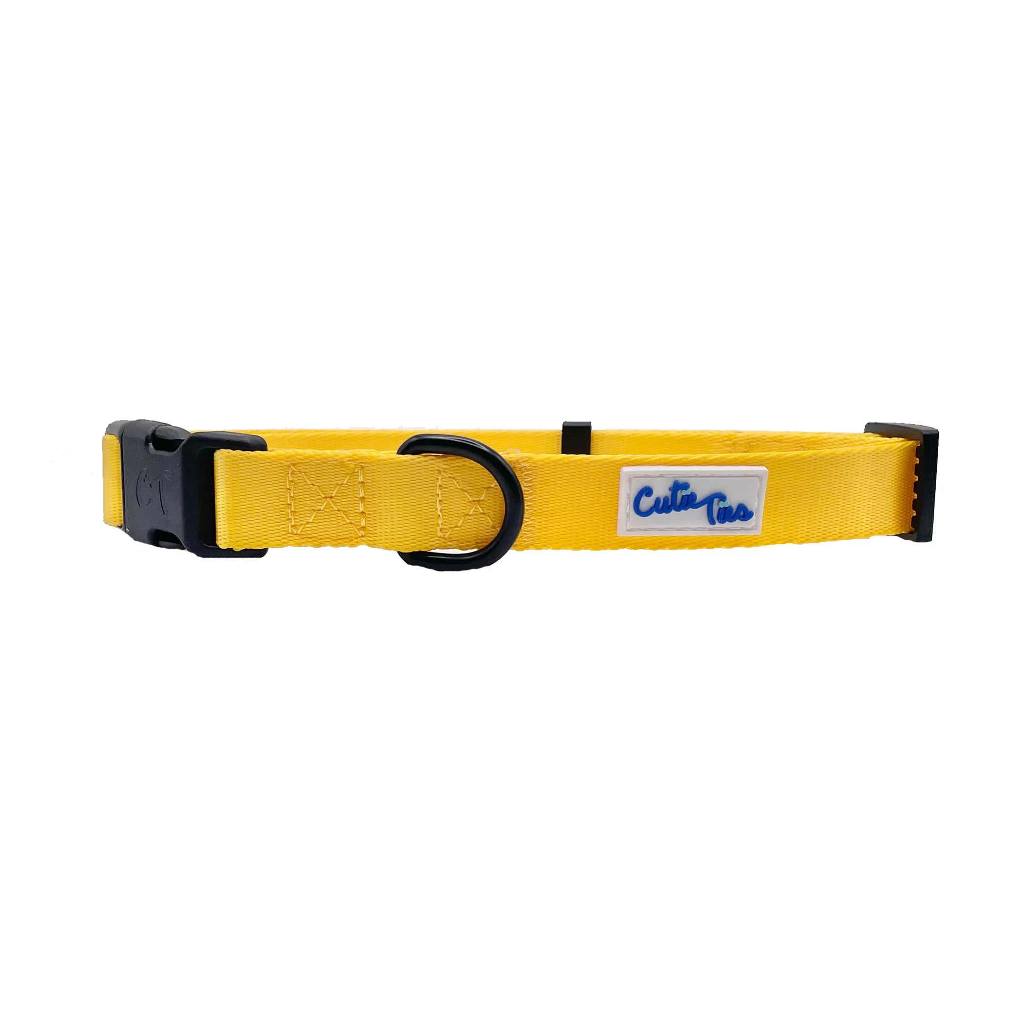Colorful Cutie Ties fun design dog collar with playful patterns, made by Cutie Ties, suitable for small to medium-sized dogs.