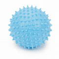 Digger's DG Spiked TPR Ball with Bell for dogs, featuring a textured surface and a bell inside for interactive play.
