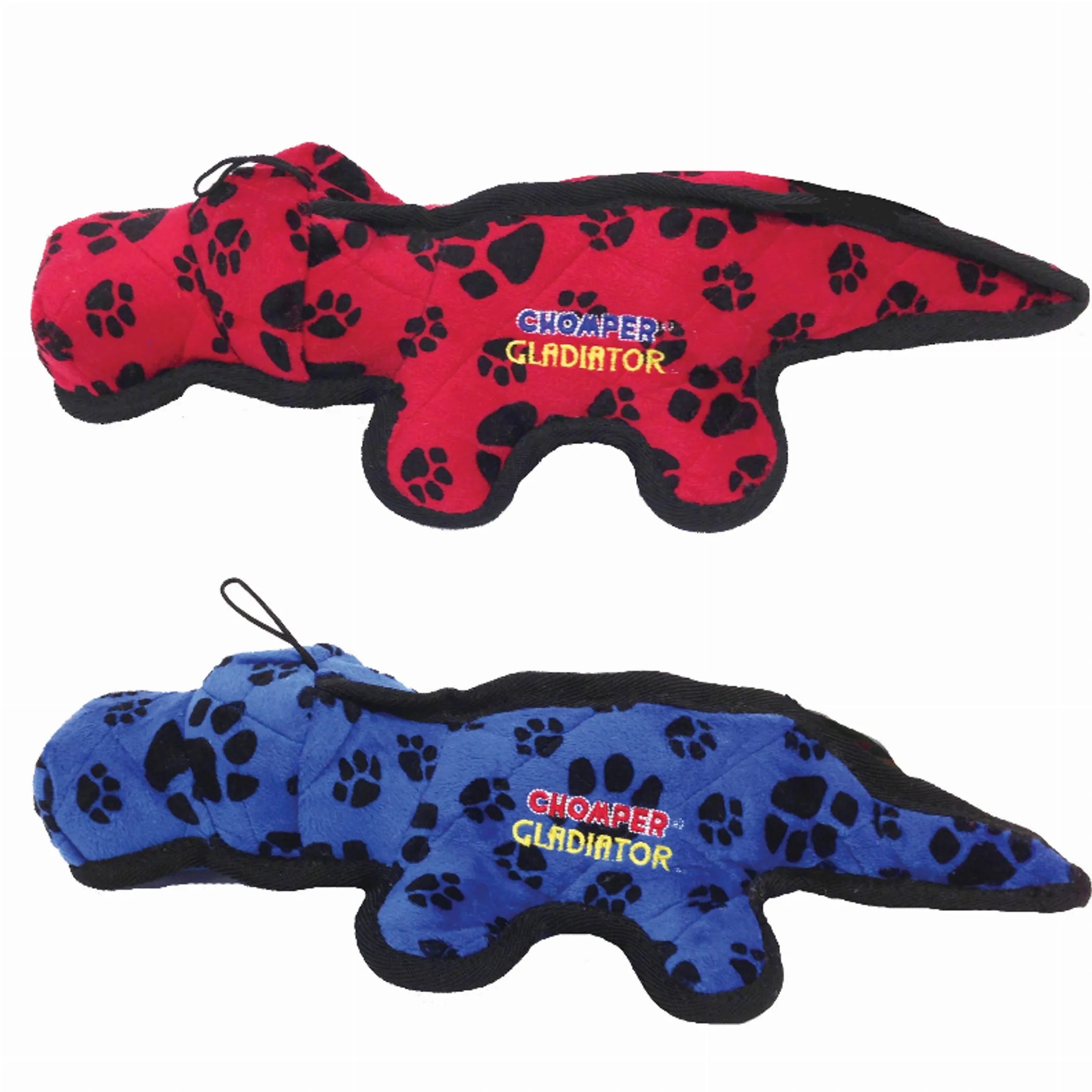 Chomper Gladiator Tuff Alligator dog toy flying disc, durable chew toy for dogs, featuring a detailed alligator design.