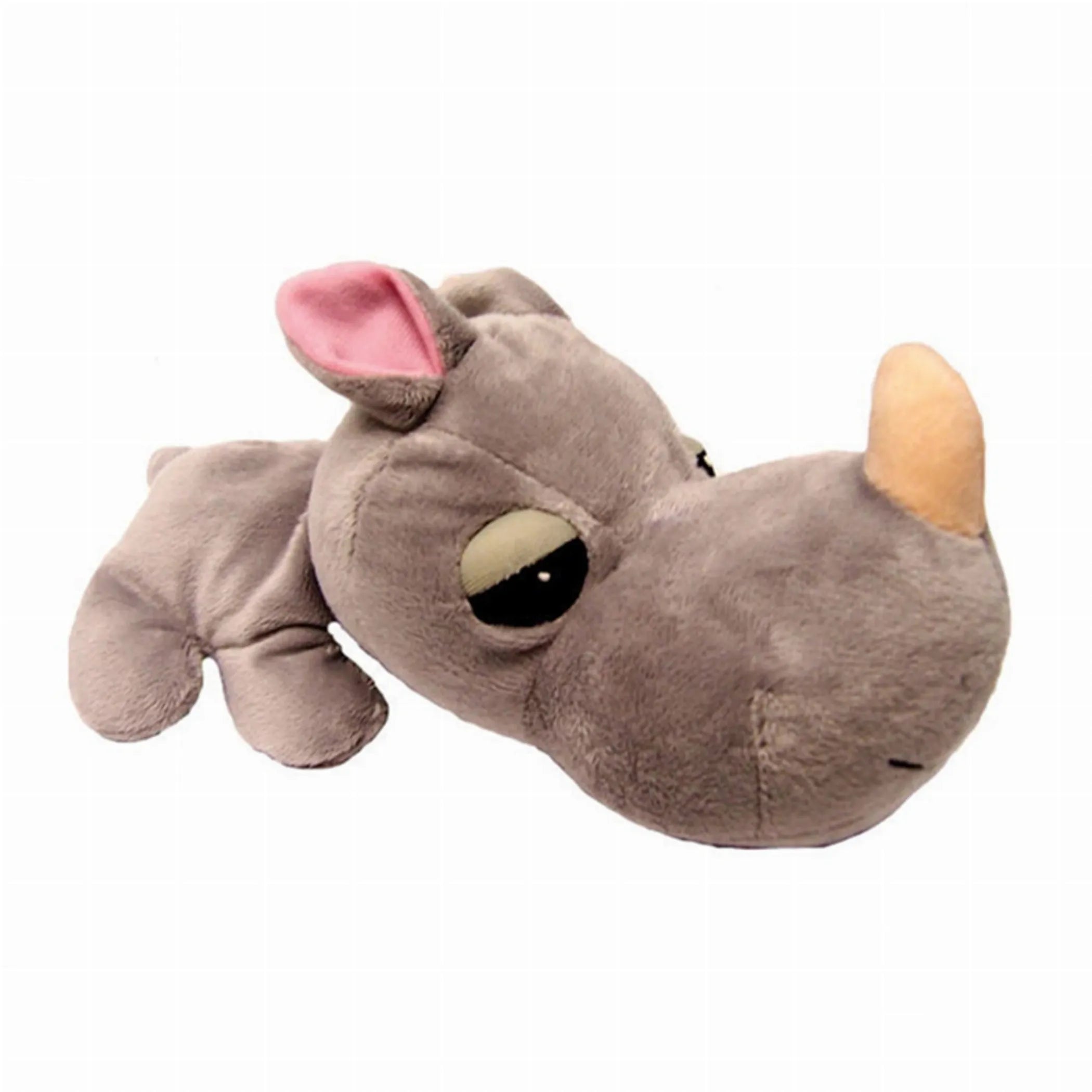 Digger's FatHedz Beagle plush squeaky dog toy from Brandywines Time, unstuffed plush dog toy with a beagle design and squeaker inside.