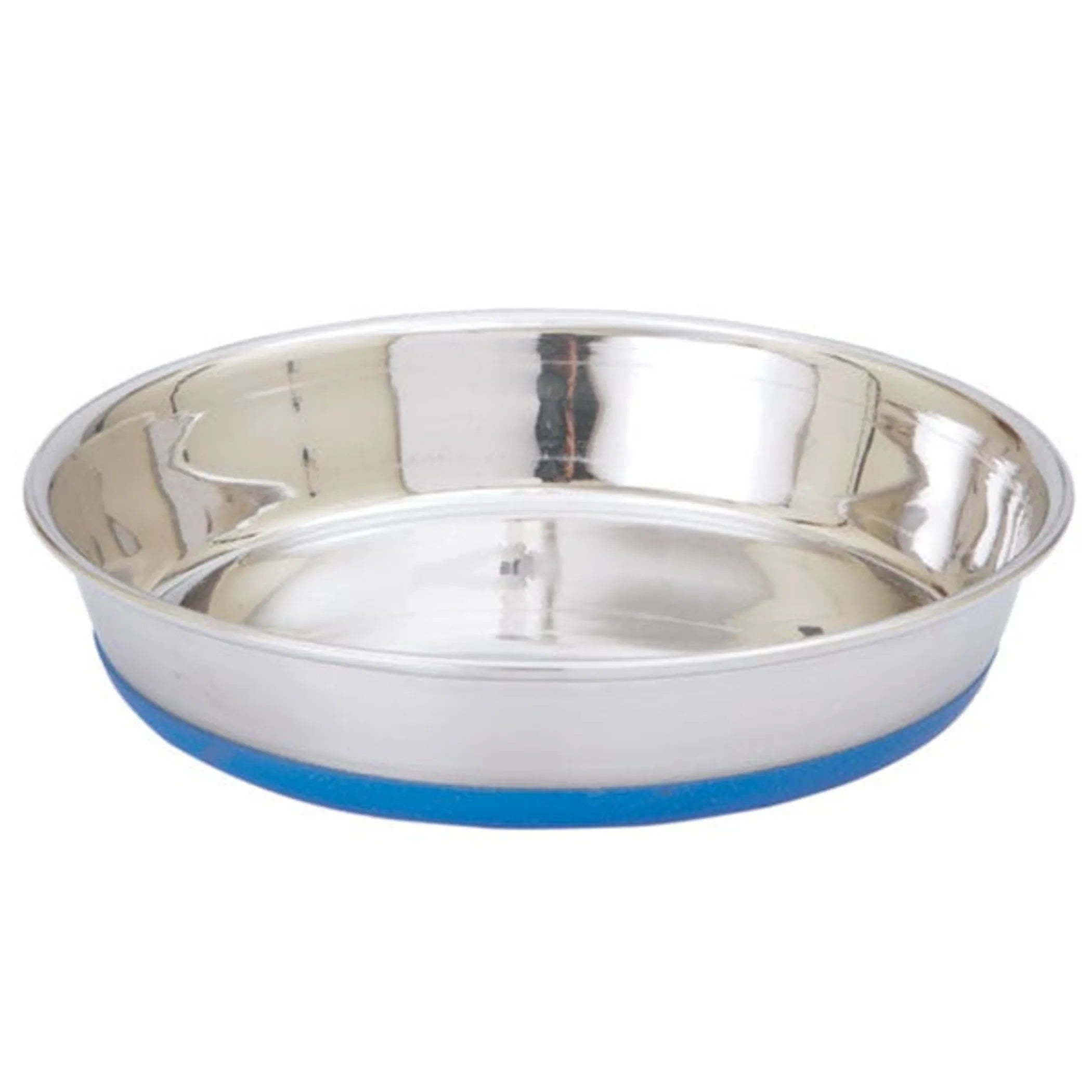 ProSelect 12oz shallow pet dish for dogs and cats, featuring a ceramic design with a smooth, rounded edge for easy eating.