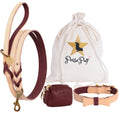 PoisePup grooming harness with adjustable straps and soft padding, designed for comfortable pet grooming sessions.