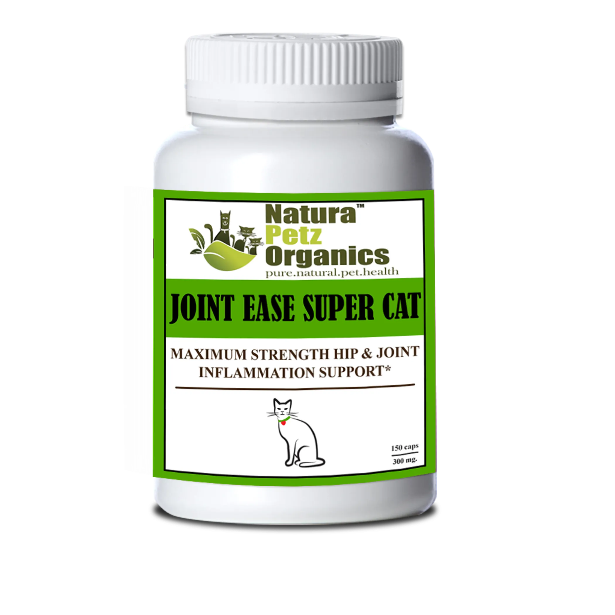 Organic Pet Systems Joint Ease Max Super for dogs and cats, hip joint and inflammation support, animal vitamins and supplements