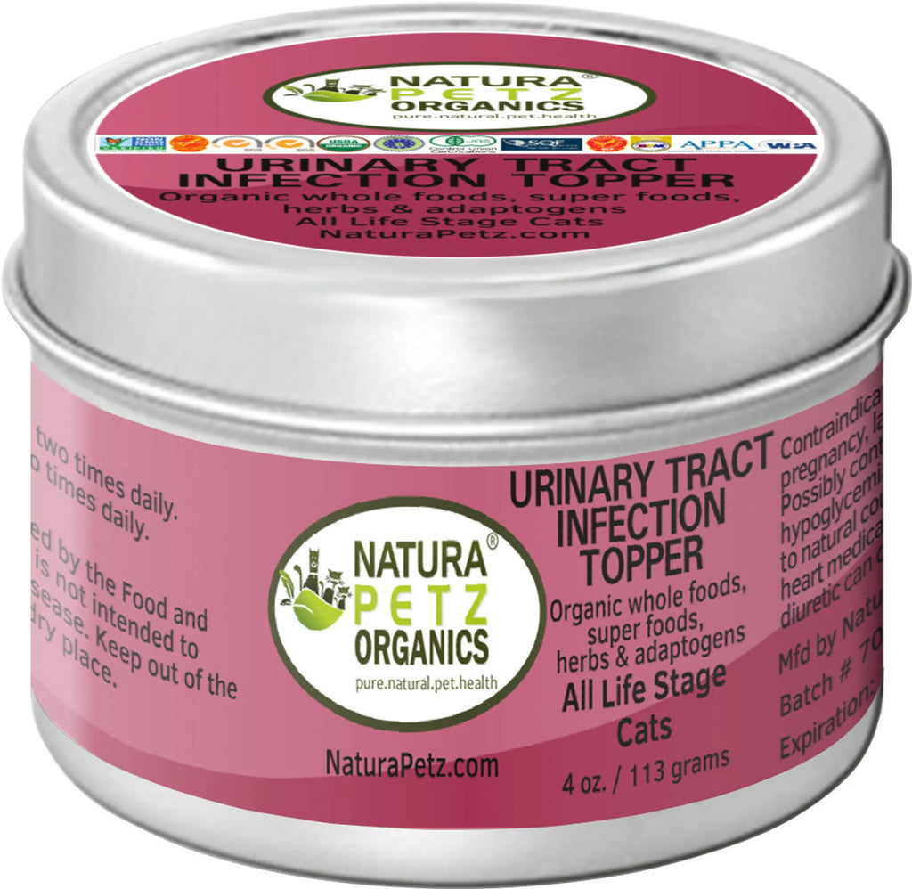 Organic Pet Systems Urinary Wellness Max Meal Topper for dogs and cats, featuring natural ingredients in a convenient dog food topper.