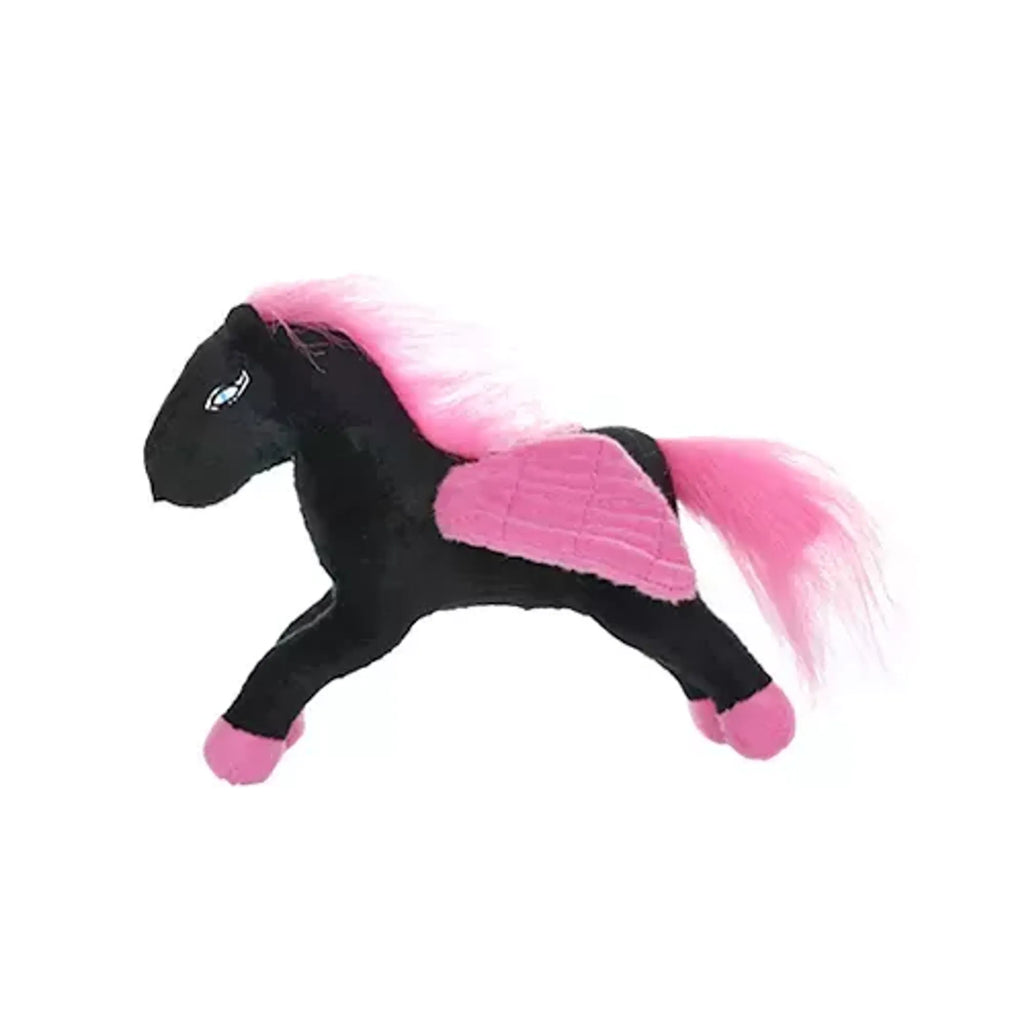 VIP Products Mighty Jr Liar Pegasus dog toy, durable plush squeaky toy featuring a colorful Pegasus design for dogs.