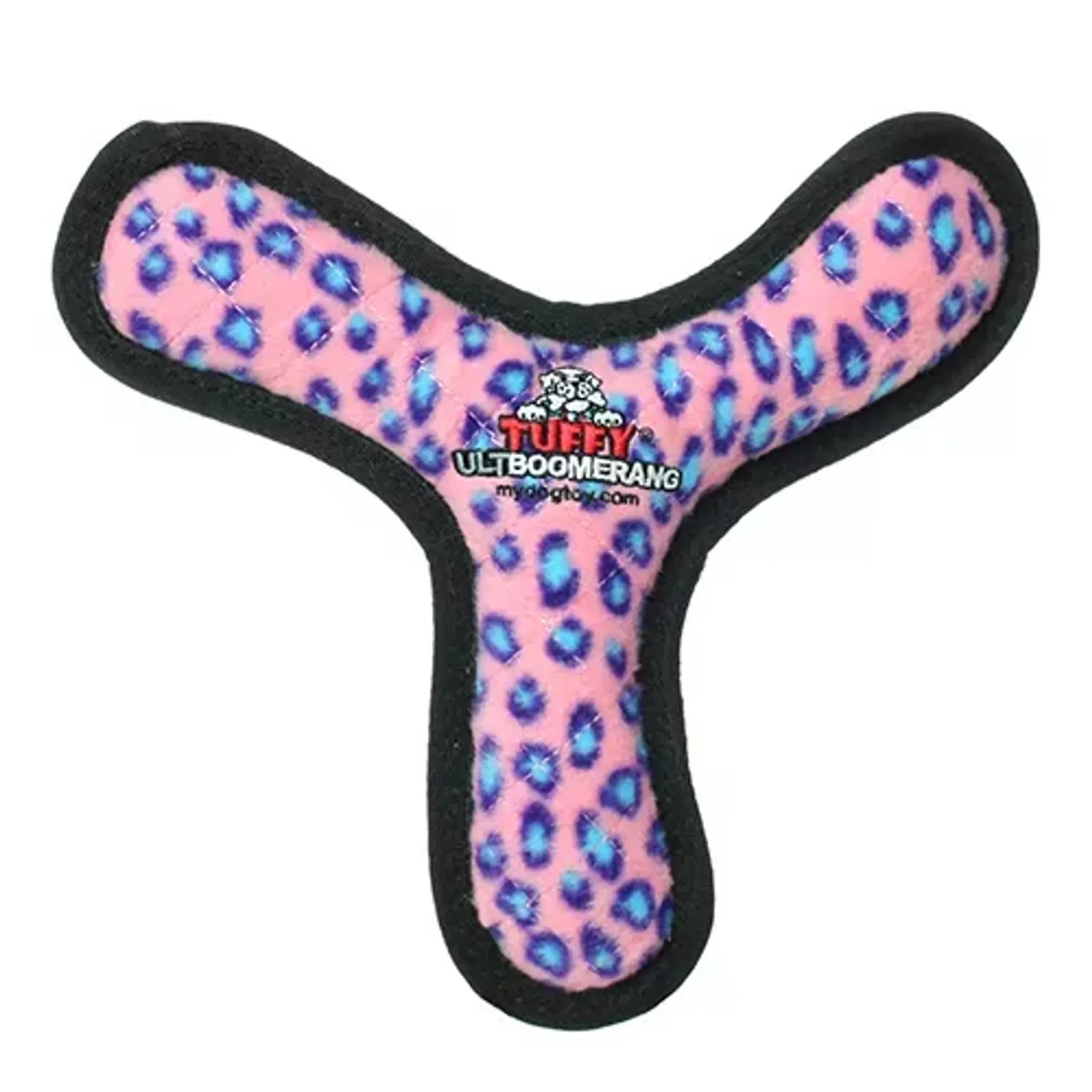 Durable Tuffy Ultimate Boomerang dog toy by VIP Products, designed for interactive fetch and play with dogs.