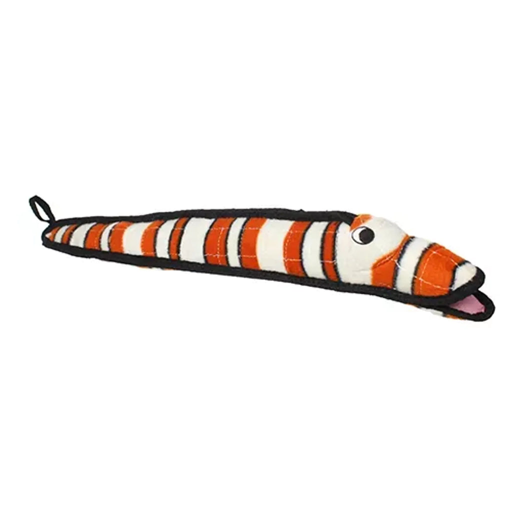 VIP Products Tuffy Ocean Creature dog toy made of durable plush material, designed for interactive play and chewing.