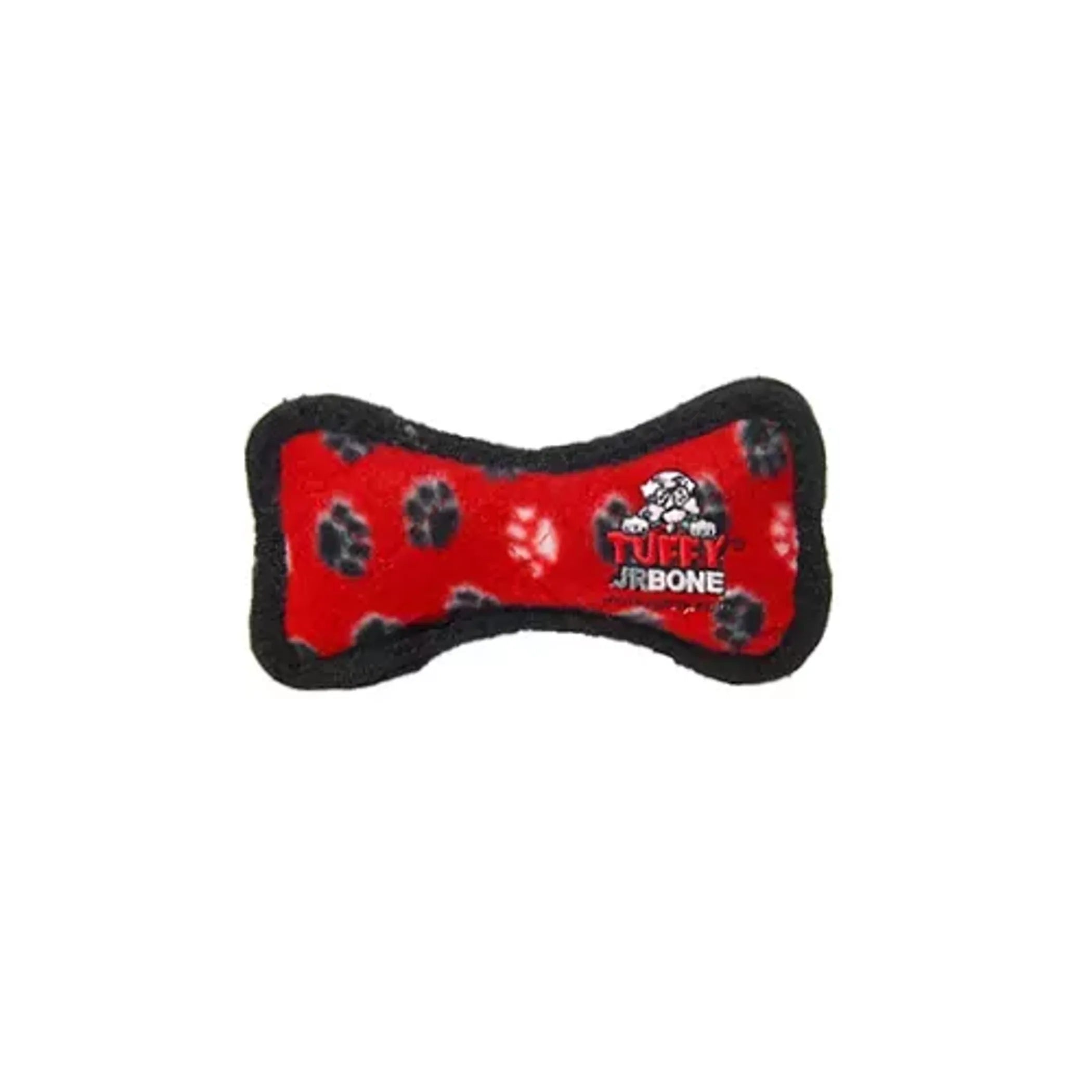 Yellow Tuffy Jr dog bone toy from VIP Products, durable chew toy for dogs, designed for playful chewing and teething.