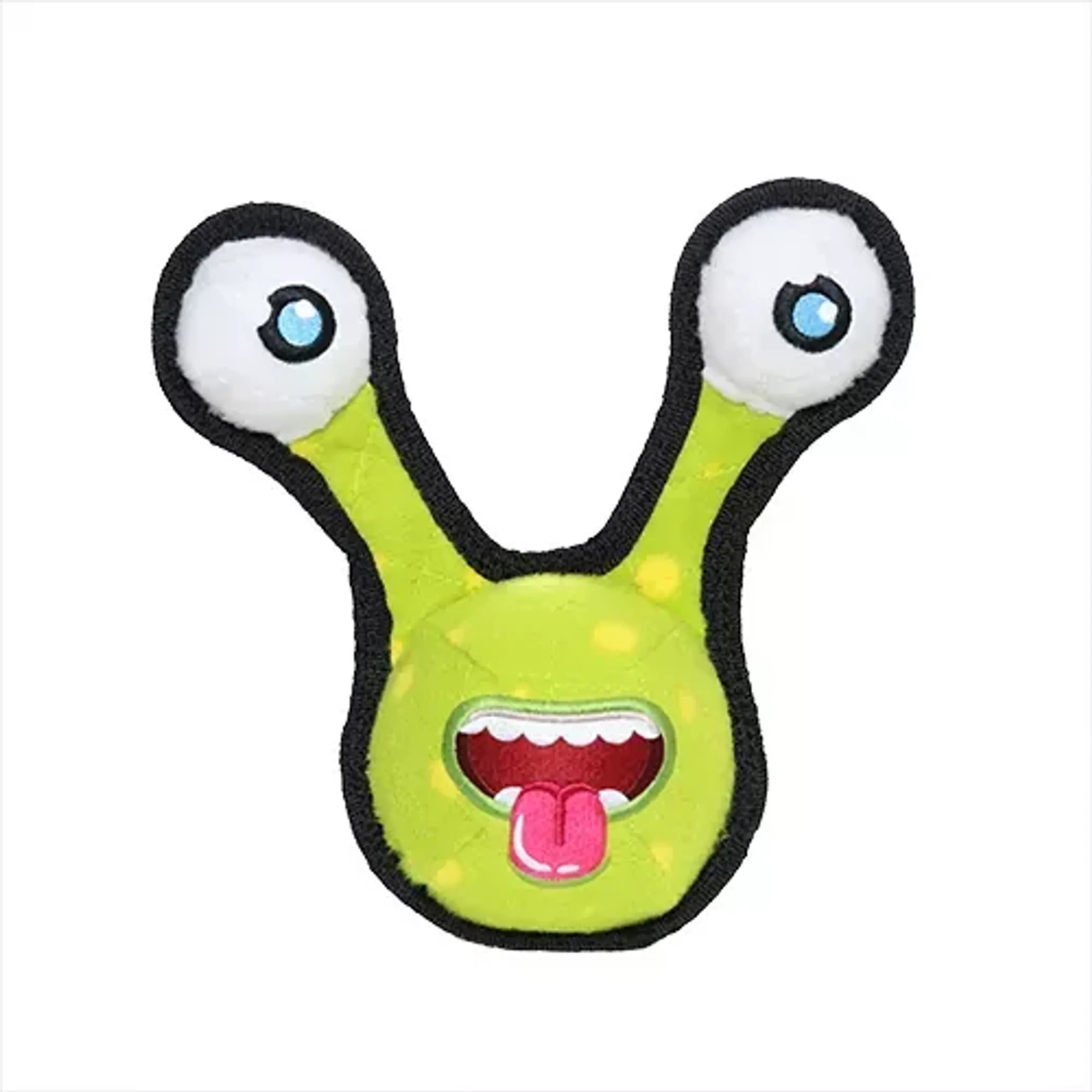 Tuffy Alien Ball dog toy by VIP Products, durable and interactive fetch toy designed for active dogs, featuring a colorful alien design.