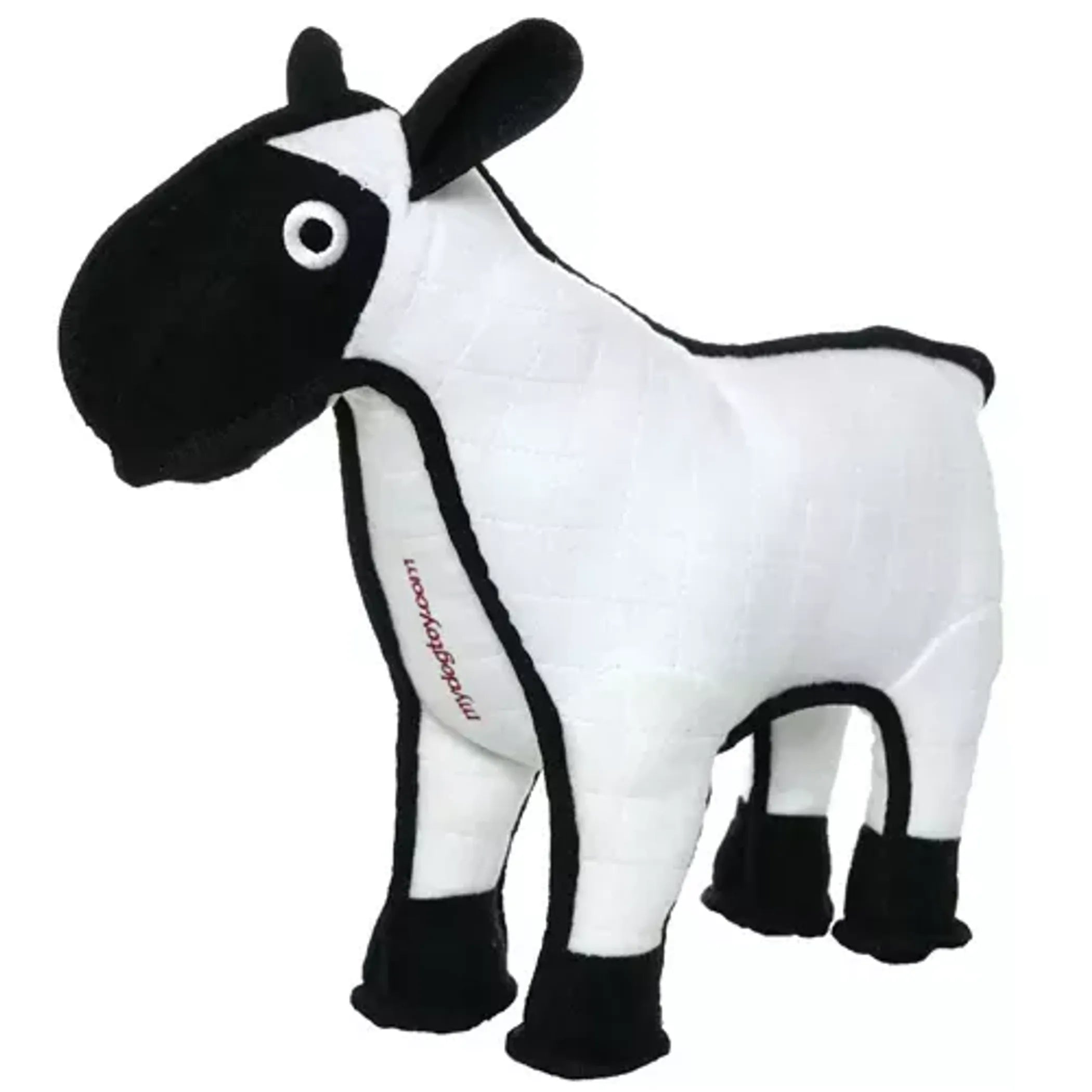 Soft Tuffy Barnyard Sheep dog toy by VIP Products, plush animal with squeaker for dogs to chew and play with.