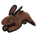 Brown Tuffy Barnyard Rabbit dog toy from VIP Products, soft plush material with detailed rabbit design for dogs.