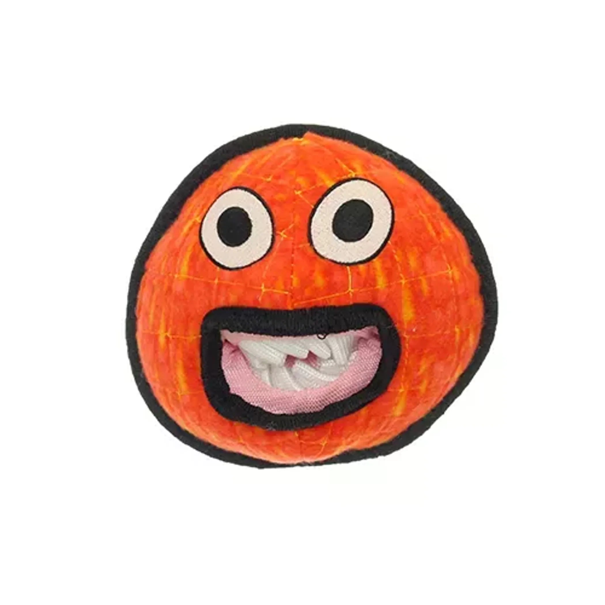 Durable Tuffy Alien Ball dog toy from VIP Products, interactive fetch toy for dogs, made of tough, soft material for play.