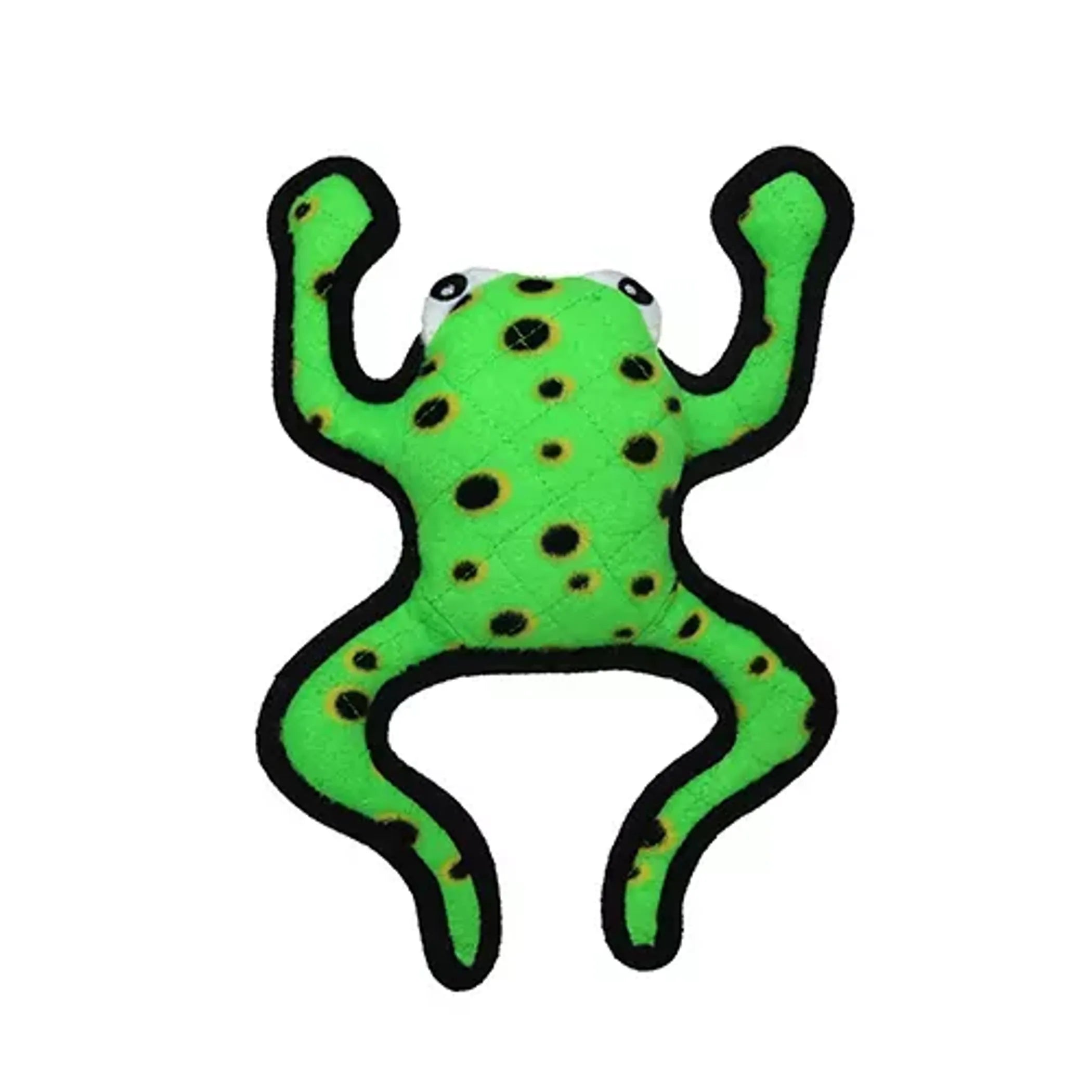 VIP Products Desert Frog leaping dog toy with vibrant colors and durable design, perfect for active play.