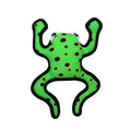 VIP Products Desert Frog leaping dog toy with bright colors and soft material, designed for playful pets.