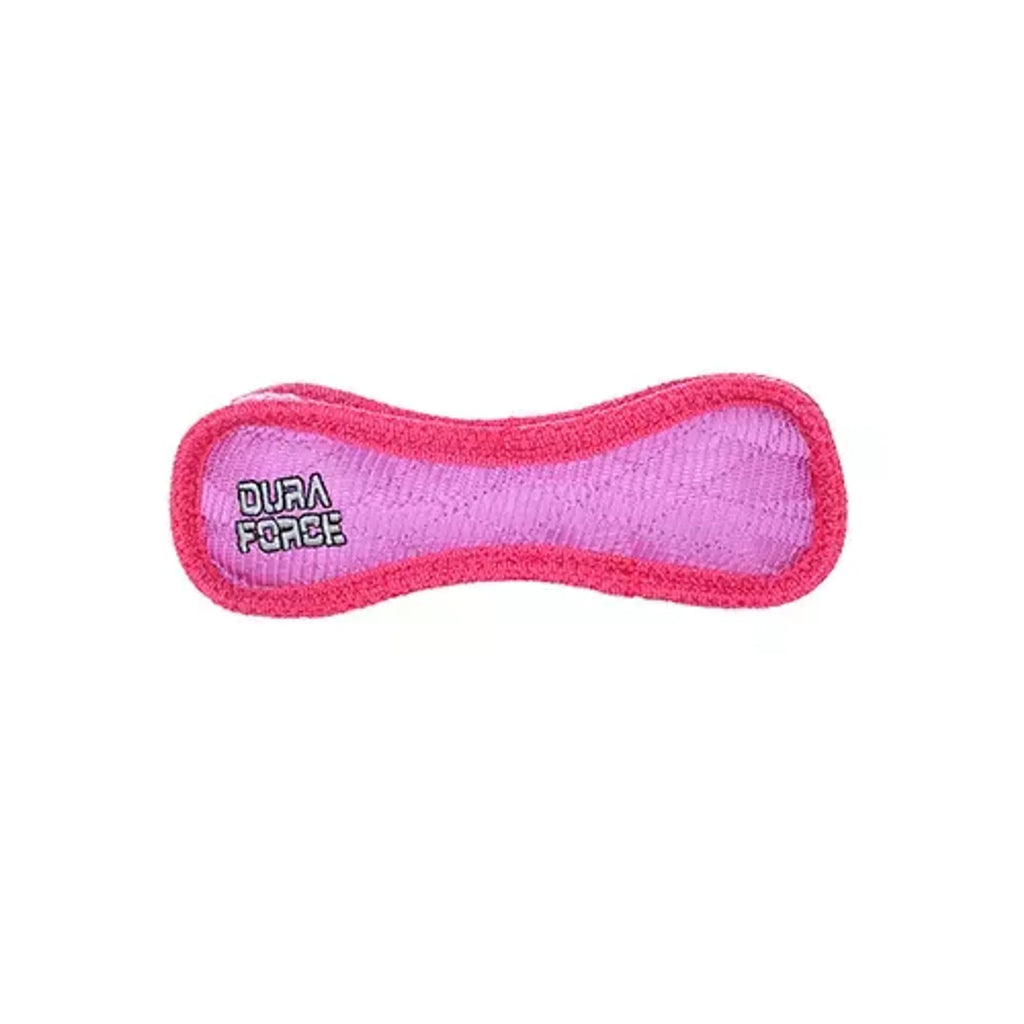 Duraforce Jr Bone Tiger dog toy by VIP Products, a durable interactive chew toy for playful dogs.