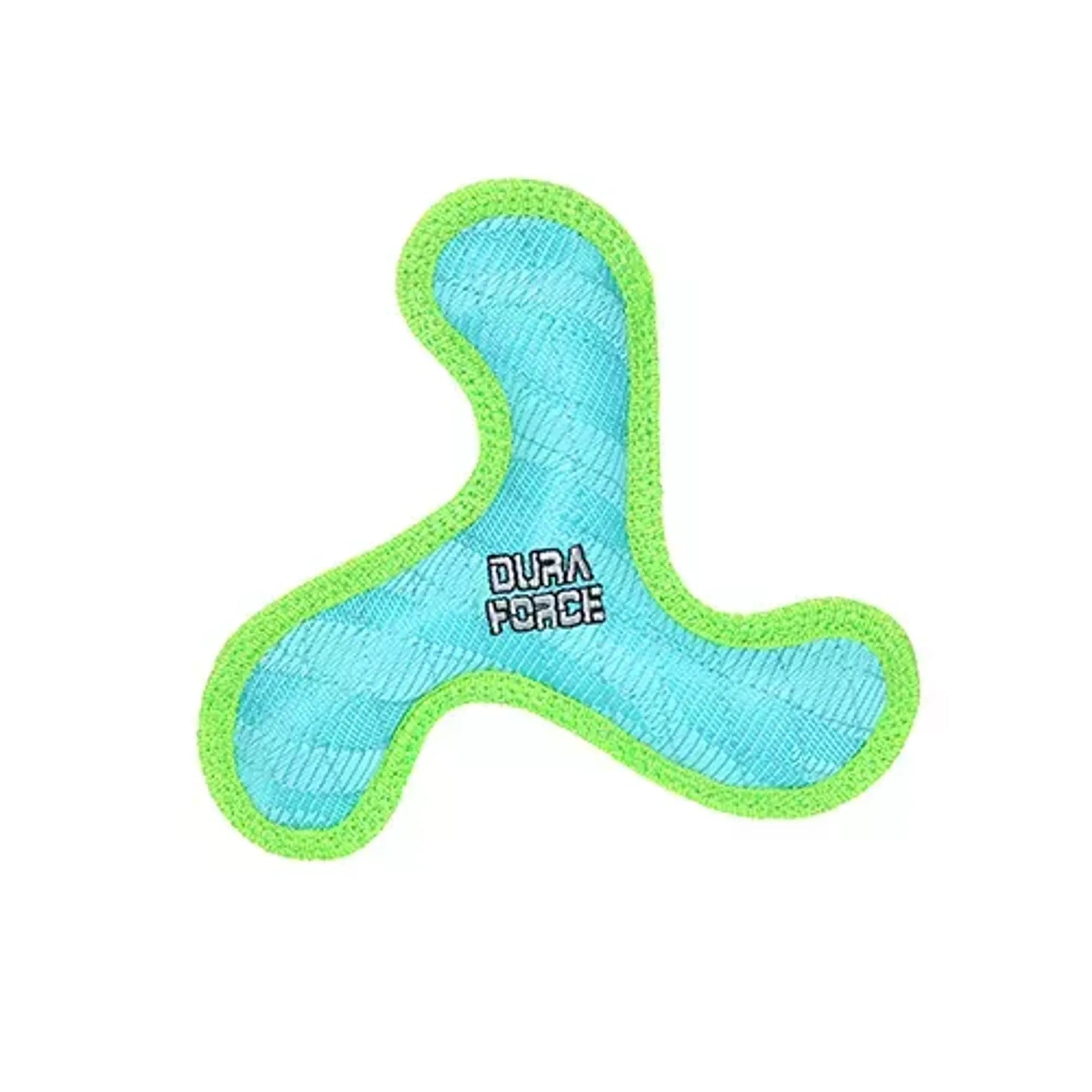 VIP Products DuraForce Jr Boomerang Tiger dog toy, durable interactive toy for dogs, featuring a colorful tiger design.