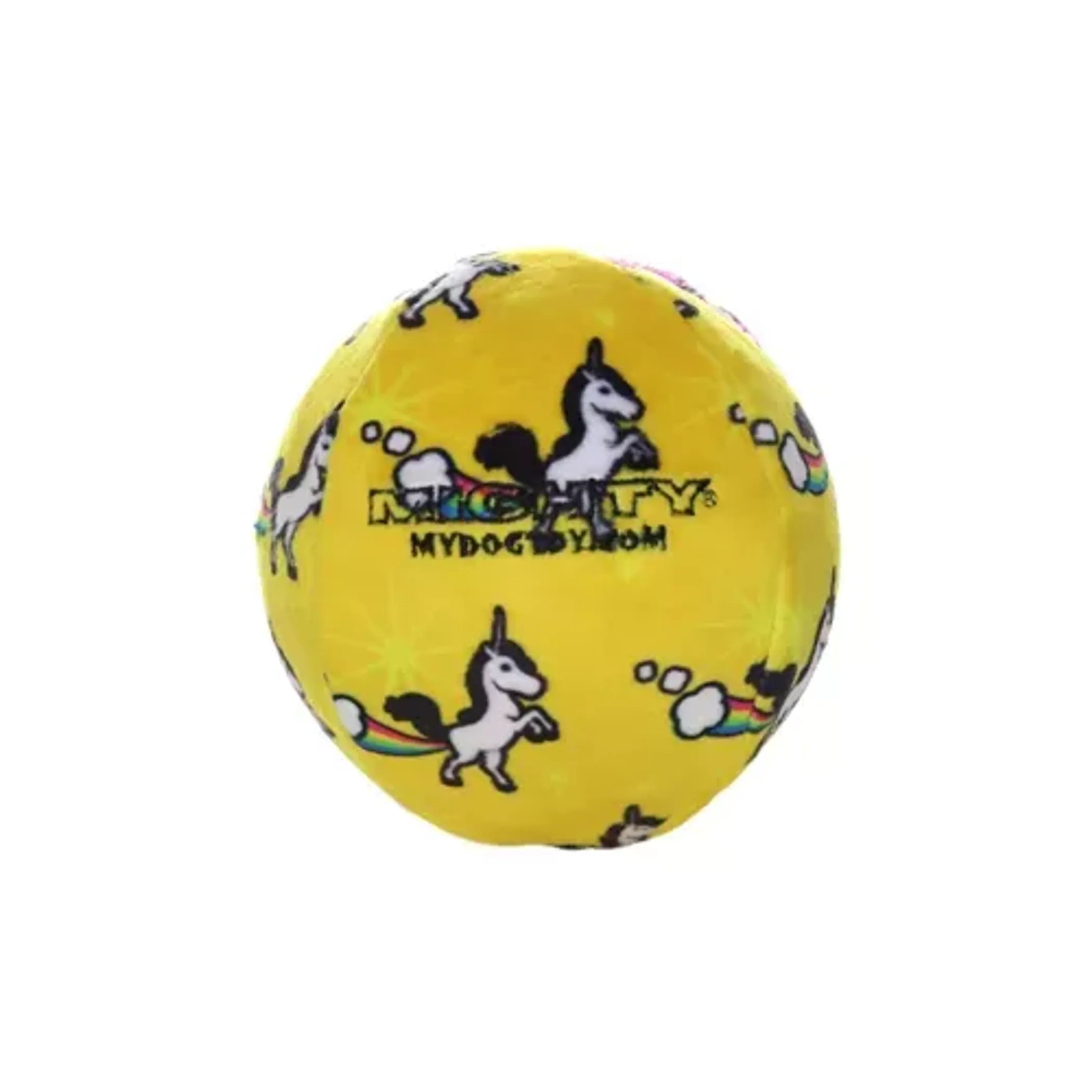VIP Products Mighty Ball dog toy for interactive fetch and chew play, durable rubber ball for dogs.