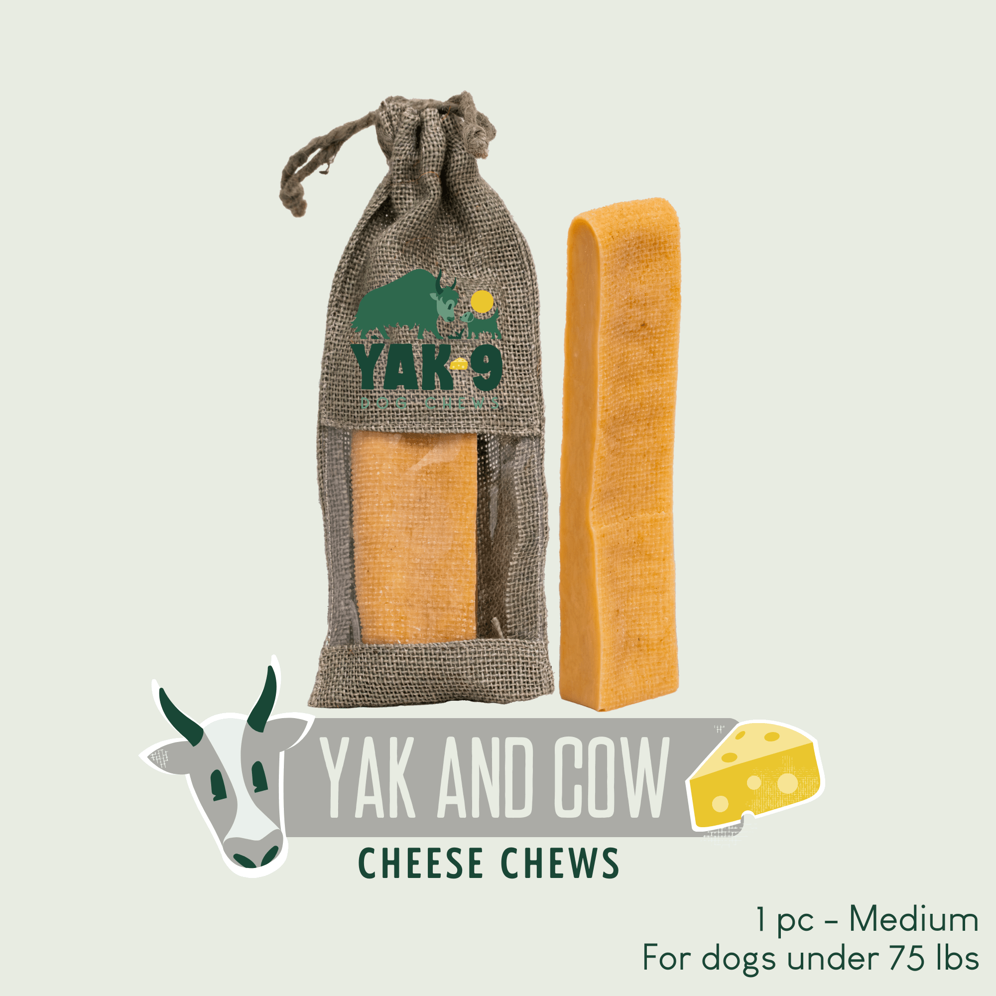 Yak and Cow Cheese Chews for Dogs