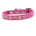 Dog collar with studded bee design by Bark Fifth Avenue, featuring a stylish and durable accessory for small to medium dogs.