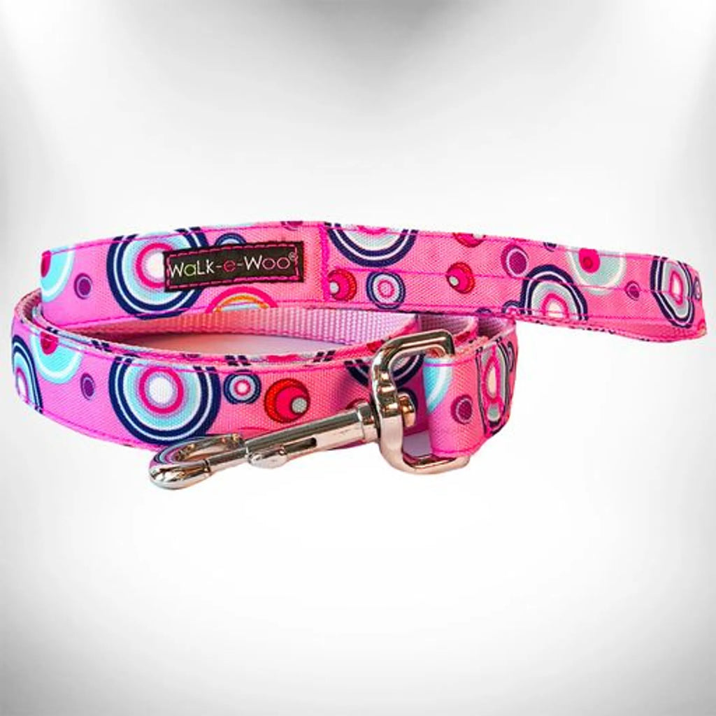 Martini Dog Lead by Walk-e-Woo, durable nylon leash with metal clip for secure walking and control of dogs.