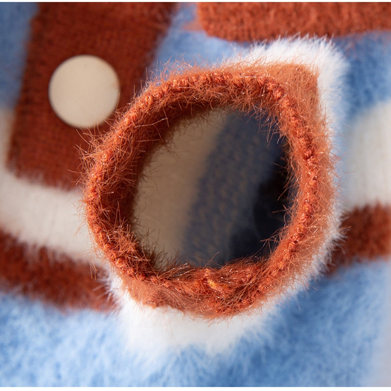 Little Dog Clothes For Autumn And Winter, Small Dog For Winter Warmth, Teddy Bichon Frise POLO Collar Pet Winter Two-legged Sweater