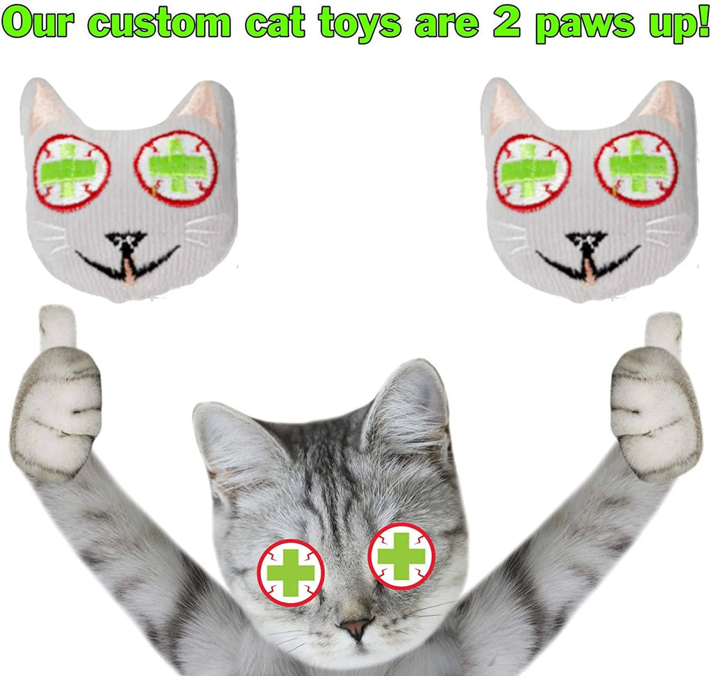 Smokey's Stash Silvervine Haze cat treats with potent catnip and silver vine, shown in a resealable pouch.
