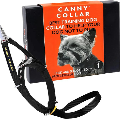 CannyCo America Canny Collar No-Pull Dog Head Collar for gentle leash training, made of durable material, fits comfortably on dogs