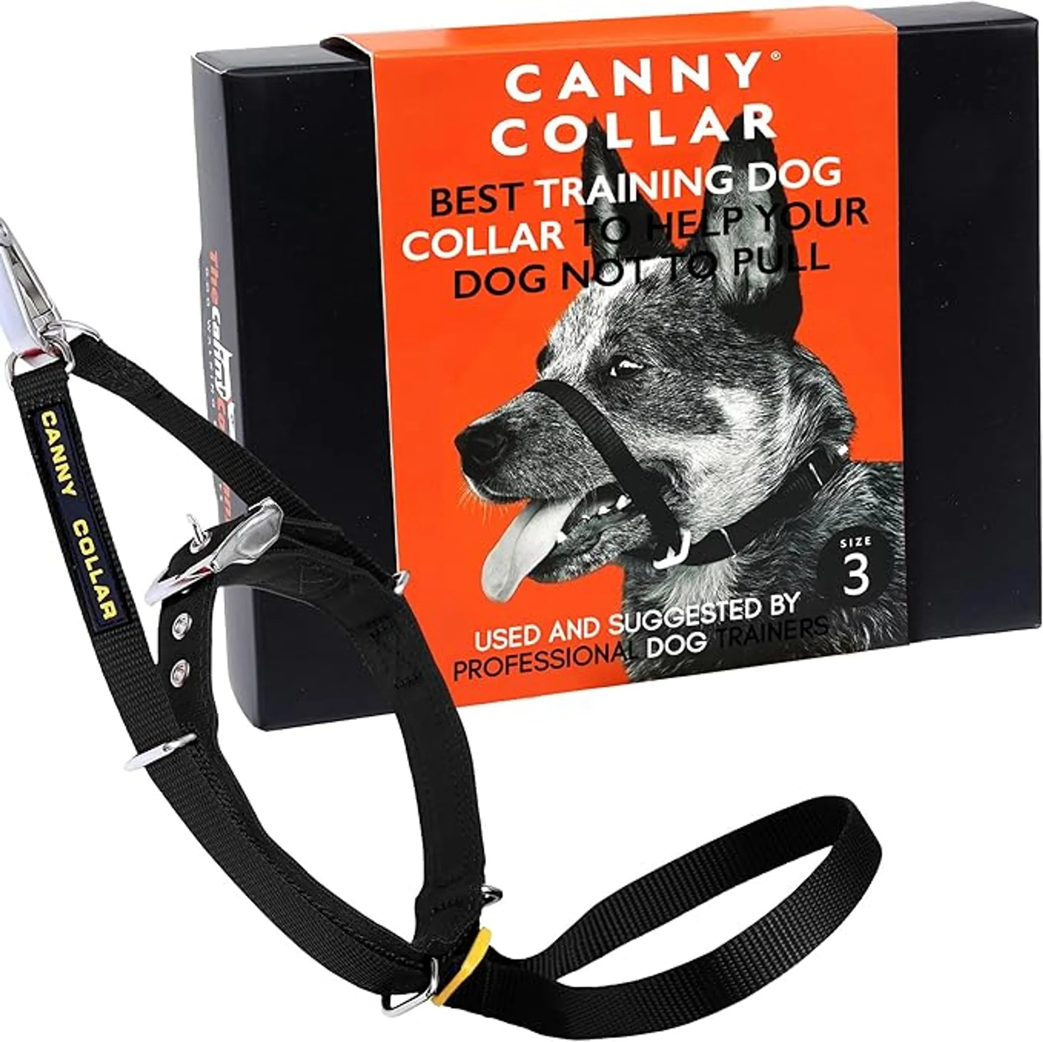 CannyCo America Canny Collar No-Pull Dog Head Collar for gentle leash training, designed to control pulling and promote humane handling.