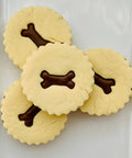 Blue Cerebus Fetch Oreo dog toy for interactive play and chewing, designed for dogs by The Blue Cerebus Dog Bakery.