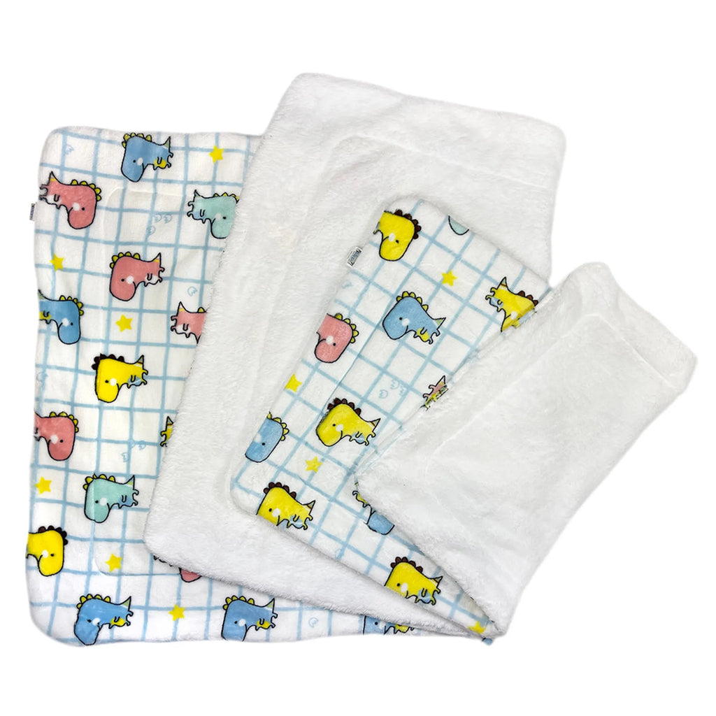 Colorful dinosaur-patterned dog blanket from Klippo Pet Inc, made of ultra plush fabric for cozy comfort.