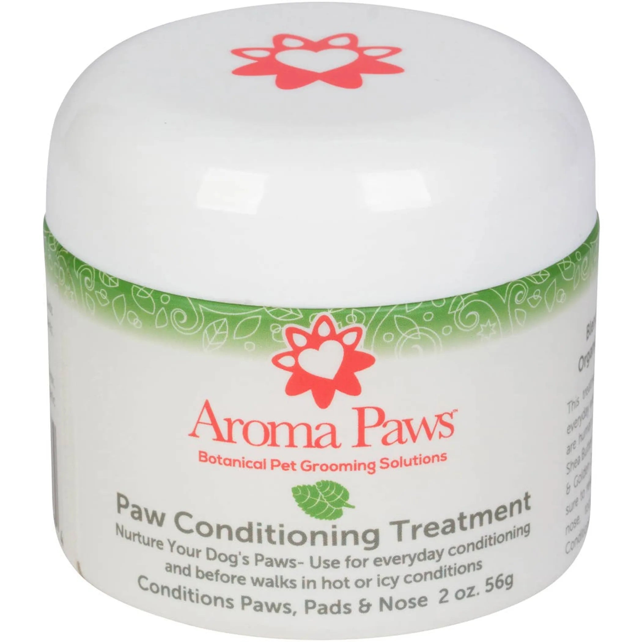 Aroma Paws 2 oz paw conditioning treatment for dogs and cats, featuring paw balm care for healthy, moisturized pet paws.