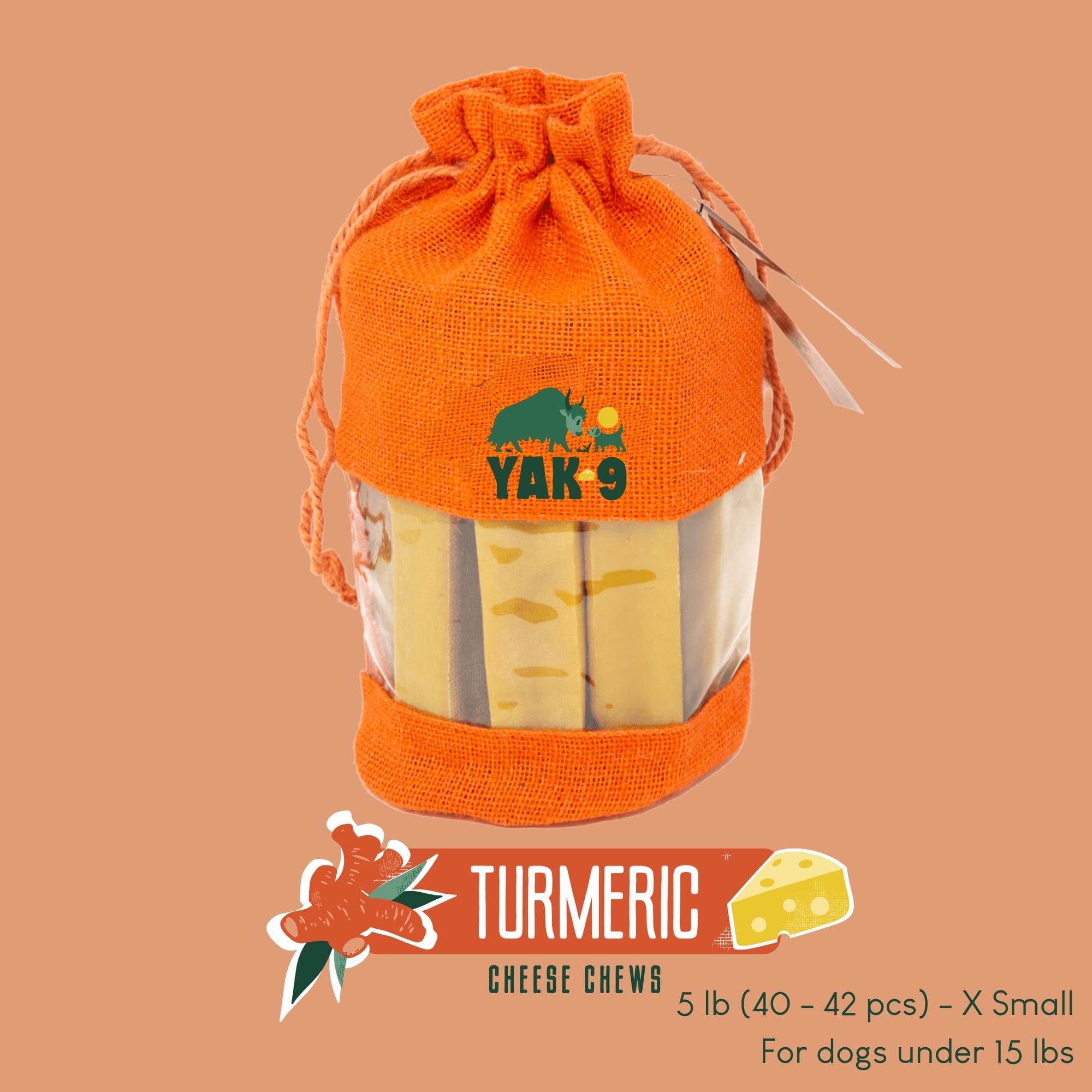 Turmeric Cheese Chews for Dogs