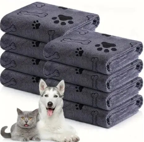 Pet Towel for Dogs and Cats - Quick-Dry and Ultra-Absorbent Towel