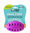 Chewmate Natural Rubber Football oral care toy for dogs, designed for dental hygiene and chewing entertainment.