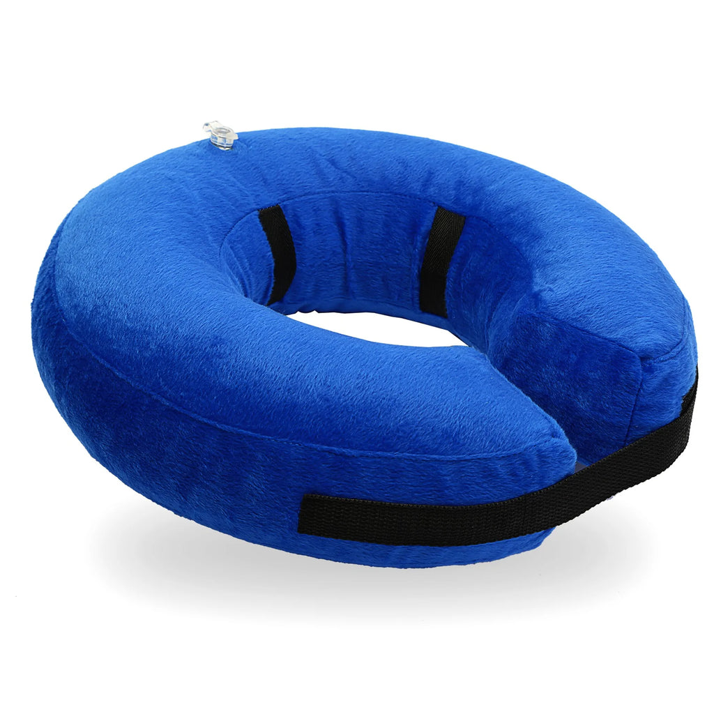 Linx Group inflatable dog protective collar for grooming, soft and comfortable pet grooming supplies, shown in a close-up image.