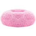 Pink fleece pet bed for dogs and cats by Linx Group, featuring soft, cozy material for puppies and cats.