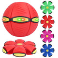 Four colorful flying saucer dog and cat toys from Linx Group, made of durable material for interactive pet play.