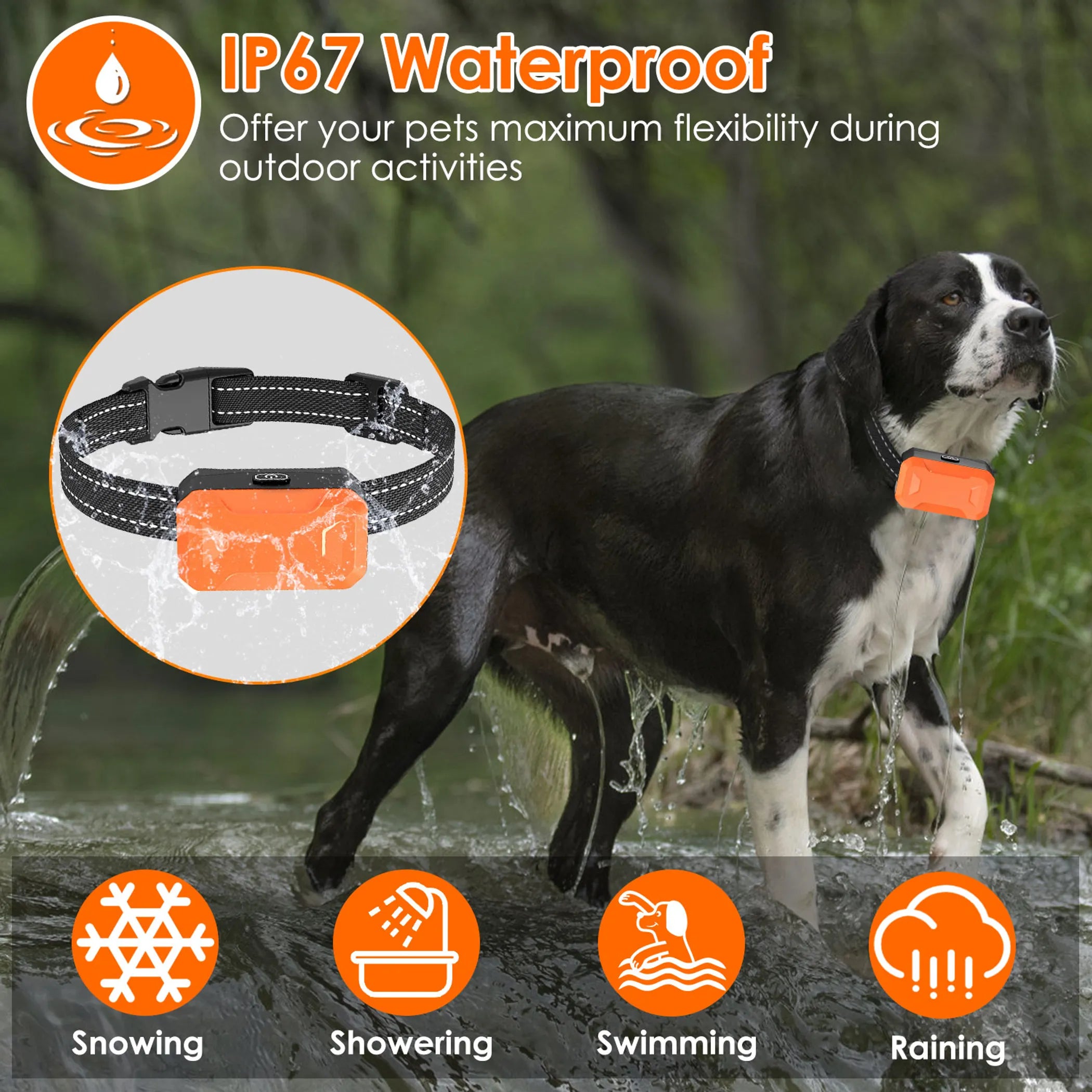 Linx Group 2-in-1 wireless electric dog fence and training system with collar for pet containment and behavior training.