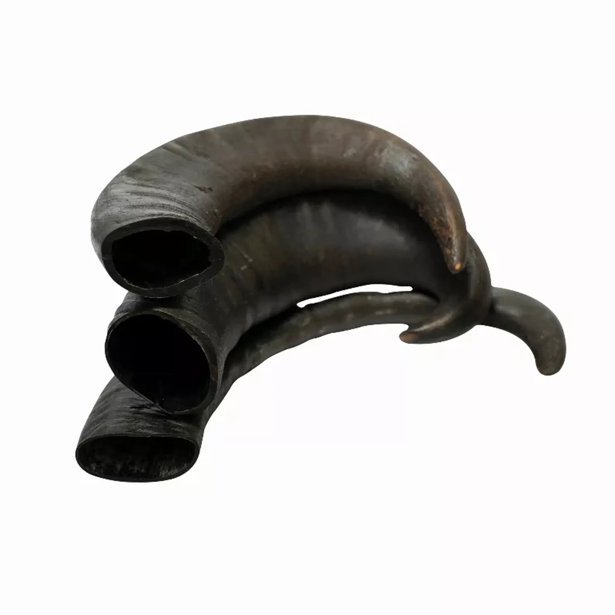 Natural water buffalo horn dog treats from Rozie's Pet Supply, grain-free and long-lasting chews for dogs, 2 count, 15 oz.