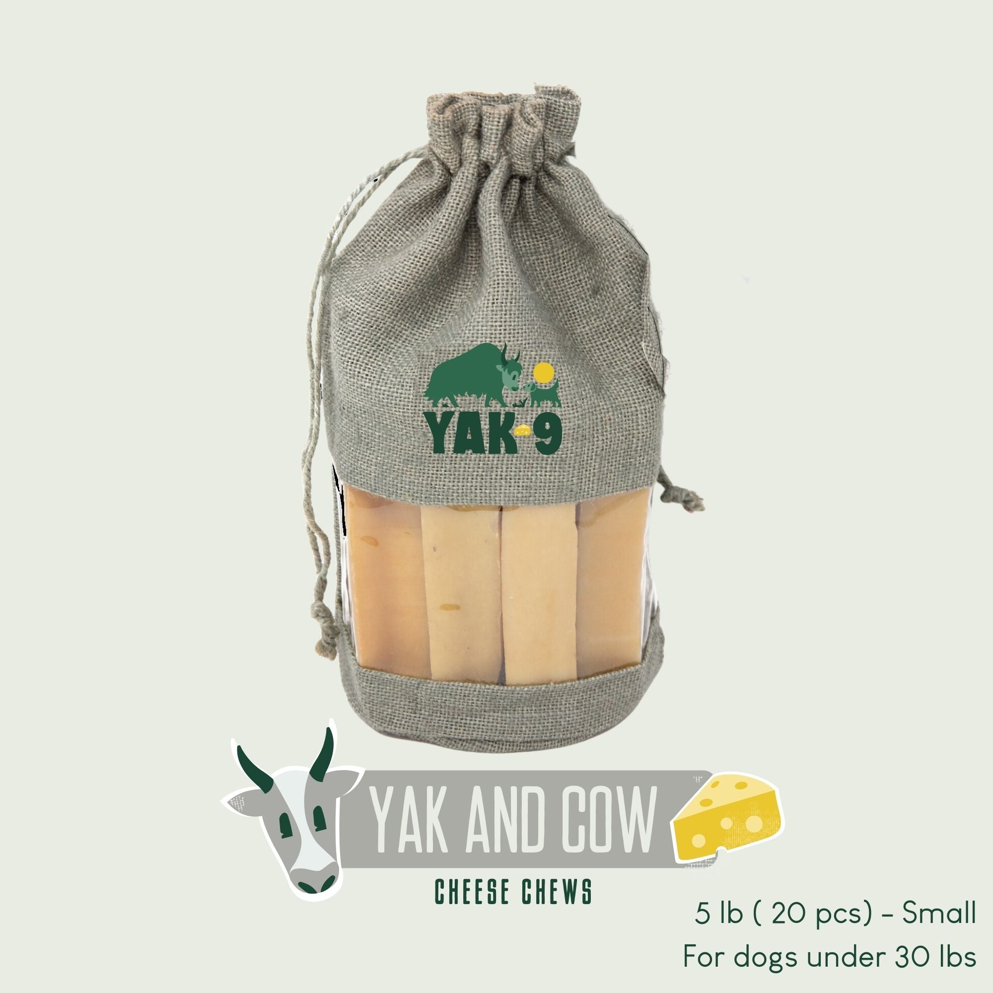Yak and Cow Cheese Chews for Dogs