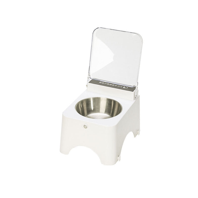 Pet Cat Bowl Feeder Automatic Lid-opening