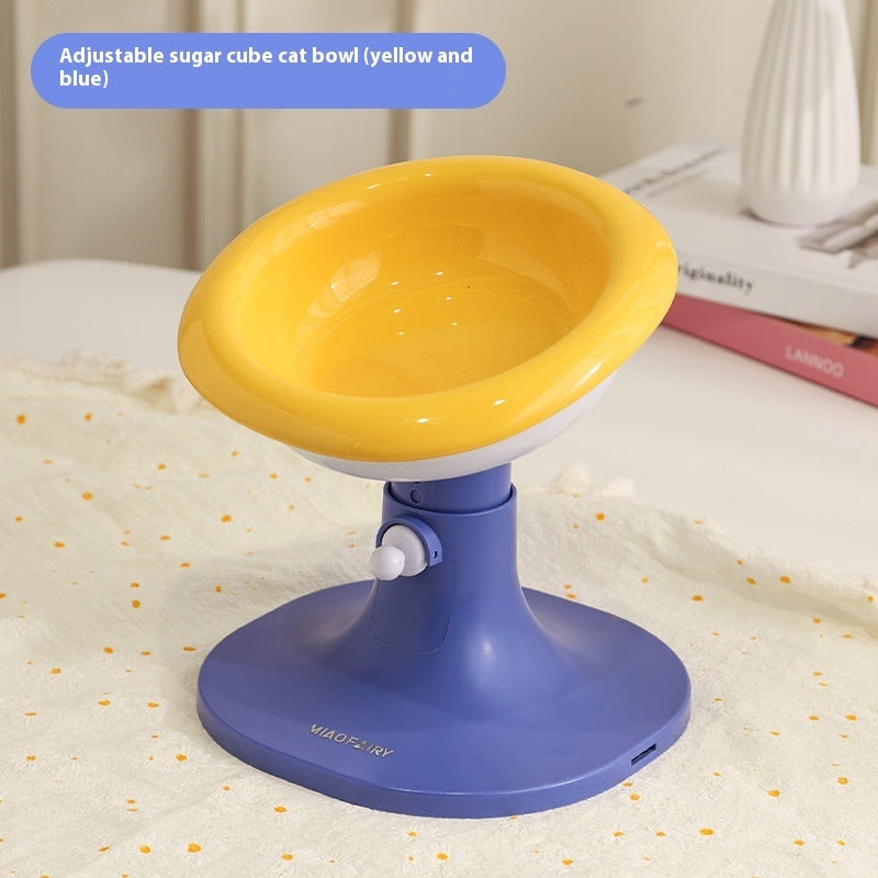 Lifting Ceramic Cat Feeding Bowl Pet Tableware