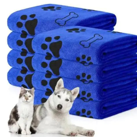 Pet Towel for Dogs and Cats - Quick-Dry and Ultra-Absorbent Towel