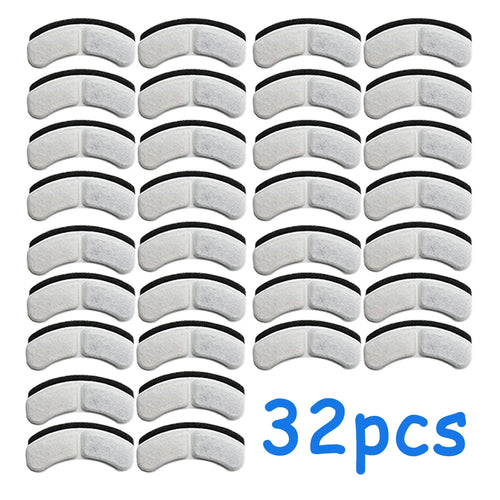 Six replacement filters for AliExpress cat water fountain, pet water dispenser filter cartridges, designed for clean, fresh drinking water.