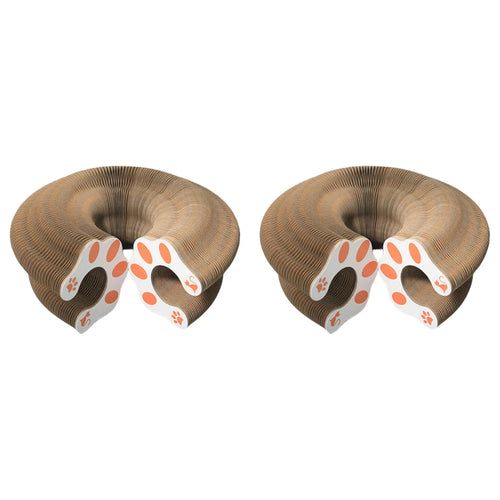 Two Magic Organ Cat Scratchers by AliExpress, interactive scratching boards designed for cats to play and scratch comfortably.
