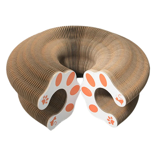 Two AliExpress Magic Organ cat scratching boards, interactive scratchers designed for cats to play and scratch comfortably.