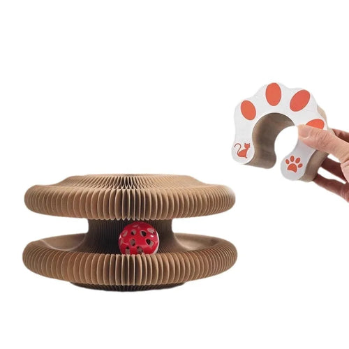 Interactive Magic Organ Cat Scratching Board and Toy, durable cat scratcher with fun design for feline entertainment.