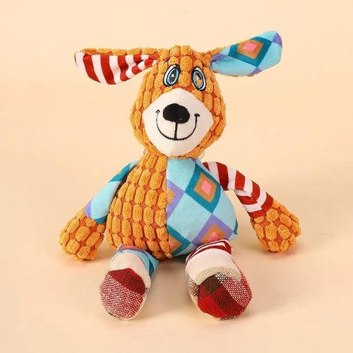 Cute elephant-shaped dog chew toy from AliExpress, bite-resistant, interactive squeaky puppy toy for dogs.