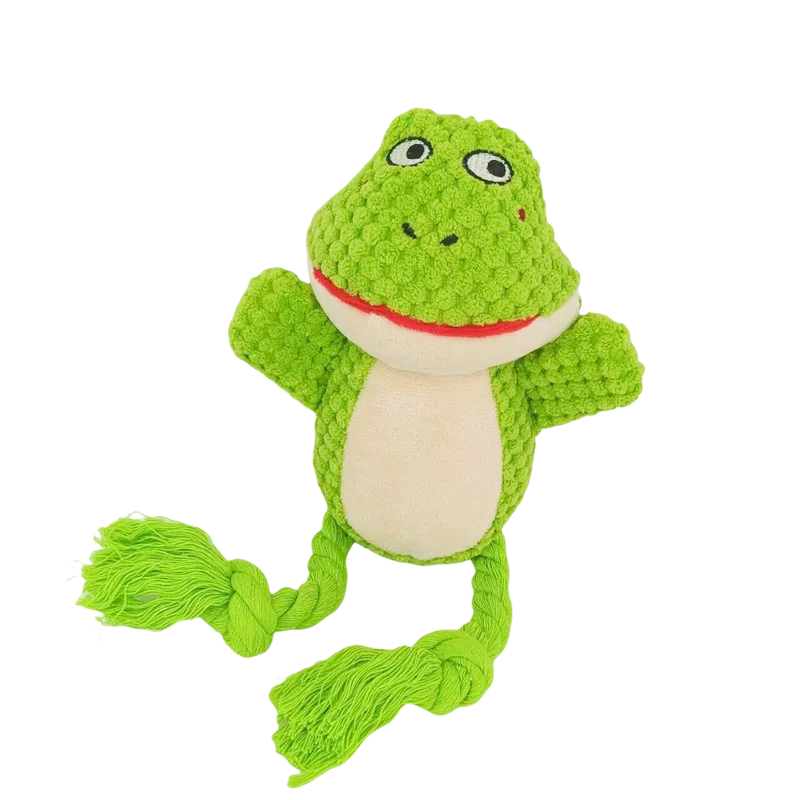 Small rawhide plush dog toy by AliExpress, interactive and indestructible elephant plush toy for small dogs.