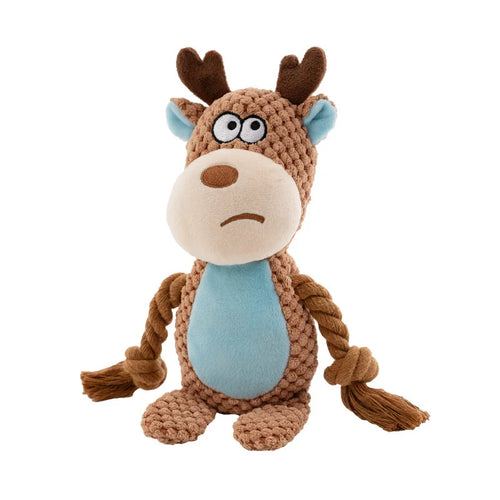 Soft plush stuffed elephant toy for small dogs, interactive and indestructible bite-resistant dog toy from AliExpress.